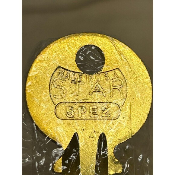 STAR Locksmith Supplies Brass Key Blanks 5PE2 Set Of 6 Made In USA NOS - Picture 2 of 6